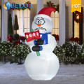 Enfeites de Natal humanos árvore de boneco de neve inflável Decorações de Natal